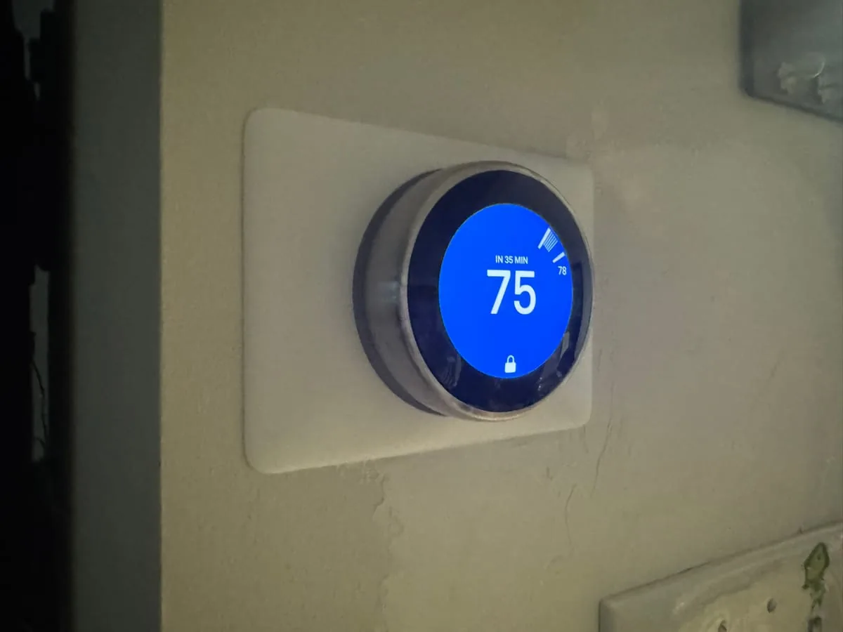 Nest thermostat installation